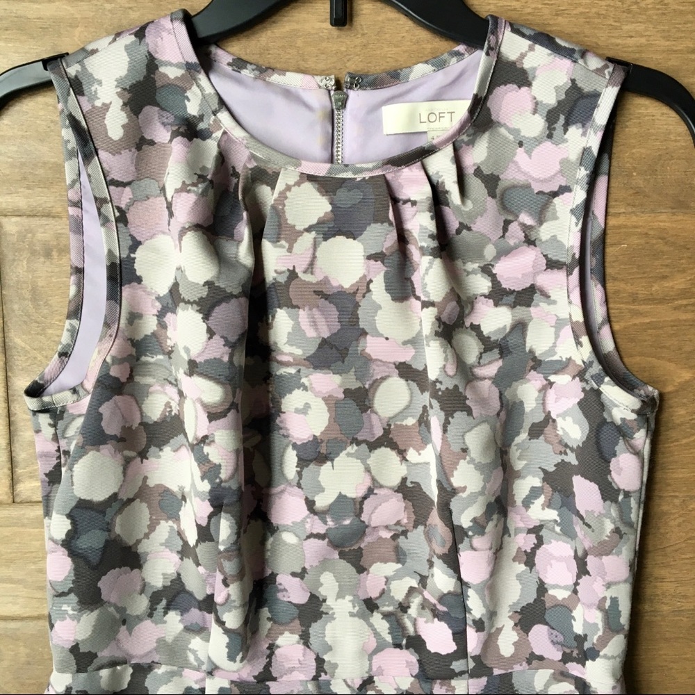 LOFT dotted dress
